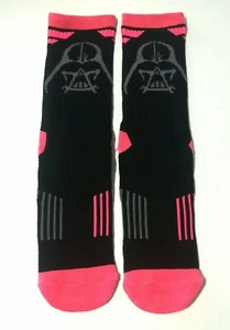 Star Wars Darth Vader Youth Socks  Athletic Crew Socks - Size 3Y-5Y - 2pairs NWT - Picture 1 of 4