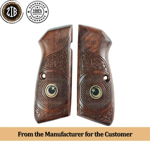 ZIB GRIPS Browning HP 14 empuñaduras hechas a mano de empuñaduras de madera Ars.044 - Imagen 1 de 4