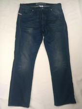 Vintage Parasuco Denim Legend Mens Jeans Size 34 x 34 Dark Blue