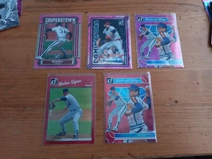 2023 Donruss Nolan Ryan Parallel 5 Cards - Picture 1 of 6