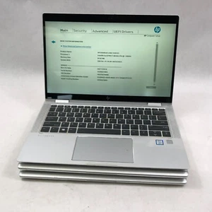 Lot of 3 HP EliteBook x360 1030 G3 Core i7-8650U 1.9GHz 8GB RAM 256GB SSD No OS - Picture 1 of 13