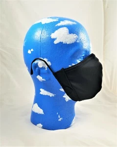 Comfortable BioSmart Fabric Face Mask with Adjustable Silicone Earpieces - Picture 1 of 11