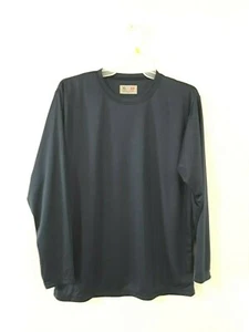 Boy's XL A4 navy blue lightweight activewear long sleeve shirt - Picture 1 of 5