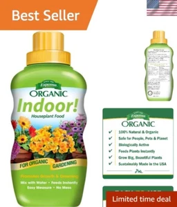 Concentrated Indoor Plant Food - 8oz Safe Liquid Fertilizer for All House Plants - Picture 1 of 9