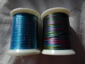 SUPERIOR THREADS TRICOLOR POLY THREAD VARIEGATED-NEW-500 YARDS EACH-JAPAN - Picture 1 of 3