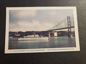 Ship Le DUC-D'ORLEANS Naval Cover 1955 Postcard QUEBEC, CANADA - Picture 1 of 2