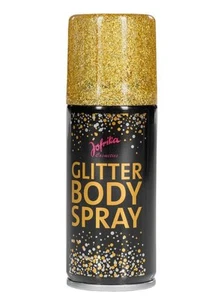 Glitzer Body spray gold 100 ml - Fasching Halloween Farbspray - Farbiges - Bild 1 von 1
