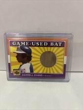 2001 UPPER DECK DARRELL EVANS DECADE 1970'S GAME USED-BAT NRMT-MT CLEAN SHARP