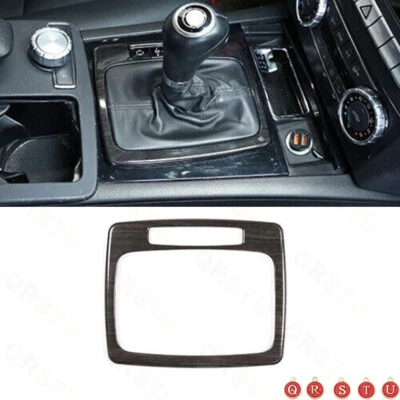 For Mercedes-Benz GLK 2009-2012 Black Wood Central Console Gear Shift Panel Trim - Image 1 of 4