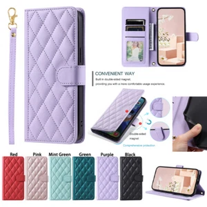 Leather Wallet Luxury Fashion Case Cover For Samsung Note 20 A73 A54 A33 A23 A03 - Picture 1 of 74