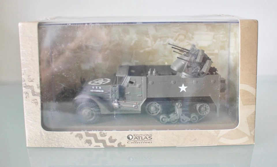 Atlas Editions Multiple Gun Motor Carriage M16. Mint & Boxed. - Image 1 of 3
