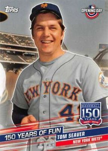 2019 Topps Opening Day 150 Years Of Fun #YOF13 Tom Seaver New York Mets