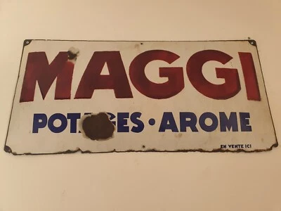Plaque Émaillée MAGGI - Photo 1/2
