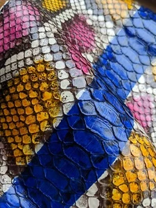 Genuine Python Leather Piece Size 35 x 189cm - Picture 1 of 5