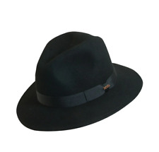 Men's Scala 'Classico' Crushable Felt Safari Hat - Black Size M
