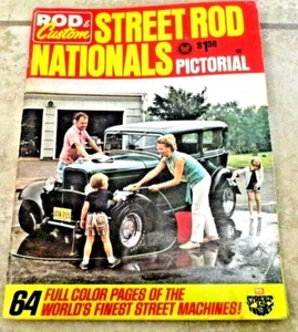 Vintage! 1971 Rod & Custom Street Rod Nationals Pictorial Book 64 Color Pages! - Picture 1 of 11