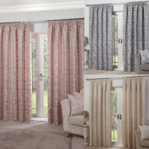Luxury Jacquard Regent Duvet Cover Set / Bedspread / LINED Curtains / Cushions