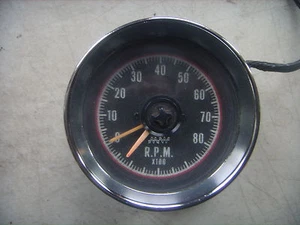 Vintage MW Tachometer~Tach~RPM Gauge  X100  8000 R.P.M. ~Ford~Mercury. 3 1/2" - Picture 1 of 6