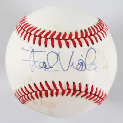 Gemelos de béisbol firmados por Frank Viola - Certificado de autenticidad JSA Foto 1 de 4