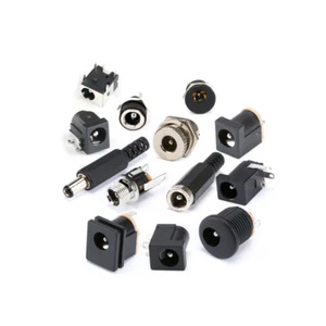 DC Power Connector Plug & Socket Jack Male Female Panel Mount 2.1mm 2.5mm - Picture 1 of 26