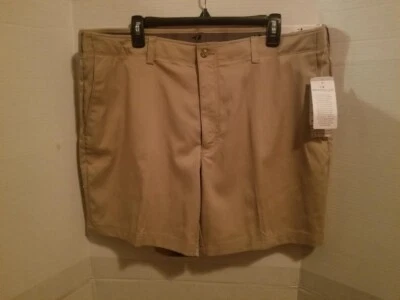 GRANDSLAM PERFORMANCE Stretch 360 Active Waist Tan Golf Shorts - Size 40 - NWT - Image 1 of 2