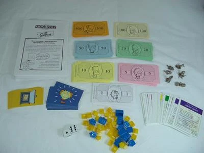 2000 Simpsons Monopoly Board Game Replacement Tokens Cards Buildings Money - Image 1 of 2