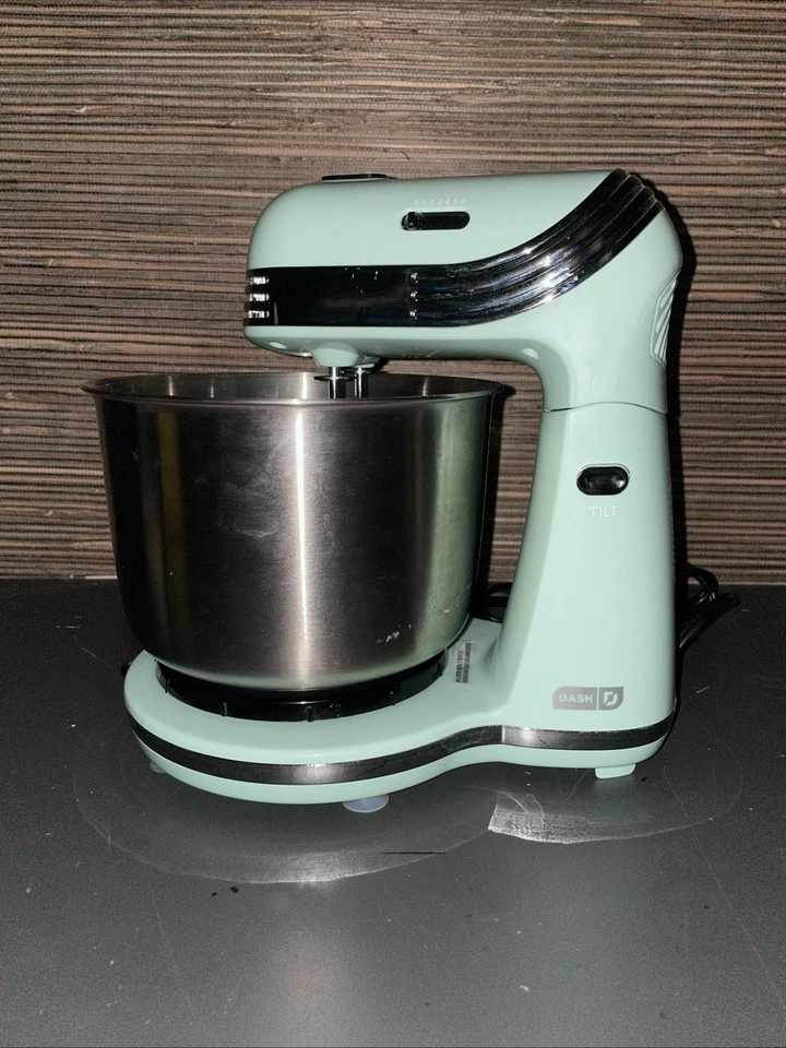 Mezclador eléctrico Dash DCSM250 6 velocidades con recipiente de acero inoxidable de 3 qt - Como nuevo Foto 1 de 4
