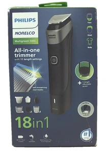 Philips Norelco Multigroom Series 5000 Trimmer 18 Piece Groom Kit MG5910/49-New - Picture 1 of 3