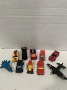 Lote De 10 Vintage Años 80 Bandai, MC, Tonka, Buddy, Mini Transformers - Imagen 1 de 14