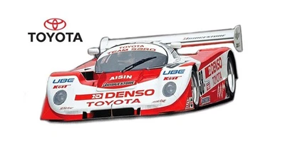 1:10 RC Clear Body Shell - Toyota 91C to fit Tamiya Croup C & F1 car 205mmx270mm - Image 1 of 4