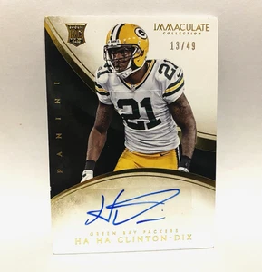 2014 Panini Immaculate Rookie Auto /49 Ha Ha Clinton-Dix #153 Rookie Auto RC - Bild 1 von 2