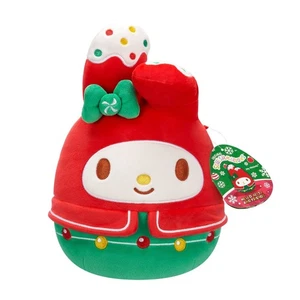Squishmallows Hello Kitty Holiday My Melody Christmas Lights + Frosting 8" Plush - Picture 1 of 3