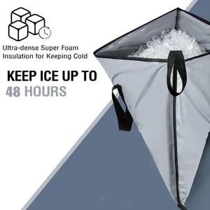 Insulated Fish Cooler Bag Fishing Supplies Portable Professional Waterproof - Picture 1 of 7