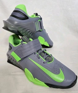 New Nike Savaleos Weightlifting Shoes Mens Size 12 CV5708-401 Gray Green Black - Picture 1 of 9