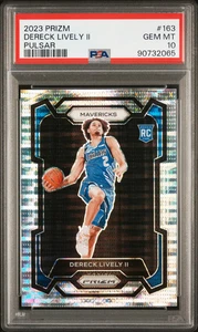 2023 Panini Prizm Dereck Lively II #163 Pulsar PSA 10 - Bild 1 von 2