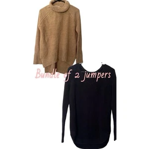 Womans Knit Jumpers Size S Supré & Sportsgirl Black/Brown - Winter - Picture 1 of 7