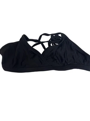 Patagonia Bikini Top Womens XS Black Swim Reversible Strappy Back Adjustable Tie - Image 1 of 4