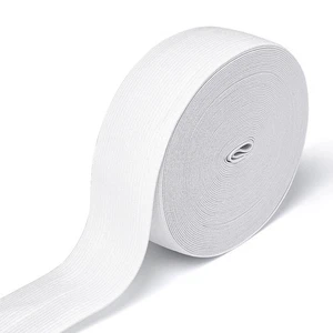 Bandas elásticas de 1,5 pulgadas x 12 yardas de alto para coser cinturas pantalones ropa - Imagen 1 de 3