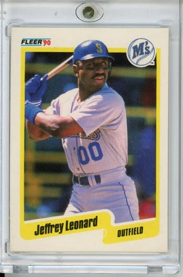 1990 Fleer #519 Jeffrey Leonard - Image 1 of 2