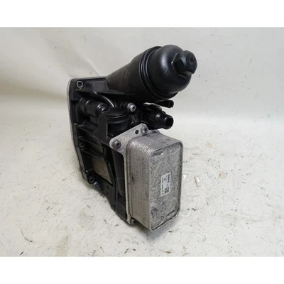 Carcasa de filtro de aceite diésel 14-18 BMW F15 X5 35dX F10 535d N57 con enfriadores OEM Foto 1 de 4
