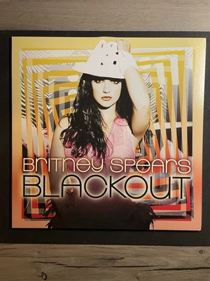 BRITNEY SPEARS Blackout Lp CLEAR/BLACK/RED/YELLOW SPLATTER Urban Outfiters Vinyl - Image 1 of 4