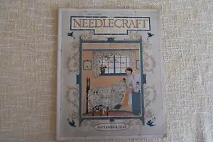 Vintage Needlecraft Magazine September 1925 Food Fashion Needlecrafts Ads - Imagen 1 de 7