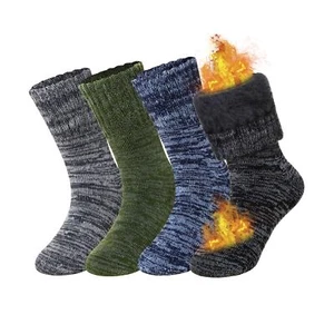 Kids Heated Hiking Socks Winter Children Thick Soft Warm Thermal Snowboarding... - Picture 1 of 6