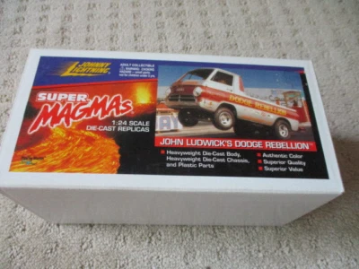 Johnny Lightning Super Magmas Dodge Rebellion 1:24 Scale Die Cast Doors Open - Image 1 of 4