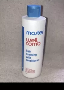 Vintage Master Well Comb Conditioning Hair Dressing 8oz New Full Collectible - Picture 1 of 4