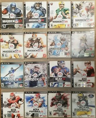 NCAA y Madden NFL Fútbol (PlayStation 3) PS3 PROBADO Foto 1 de 2