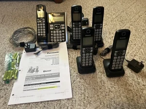 Panasonic KX-TGF575 Link2cell Bluetooth 5 Handset Cordless Phone System Free Shi - Zdjęcie 1 z 6
