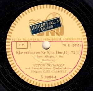 Schiøler; Garaguly. Beethoven (Piano concerto 5). Tono X 25098-101 (5). NM(-) - Picture 1 of 1
