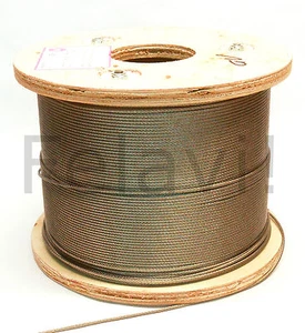 Drahtseil Edelstahl Stahlseil 3 mm Edelstahlseil Seil 1 bis 250 Meter  - Bild 1 von 1