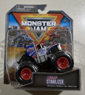 NUEVO 2023 Monster Jam Serie 29 Arena Favorites Lucas Estabilizador de Aceite Muy Buen Estado Foto 1 de 2